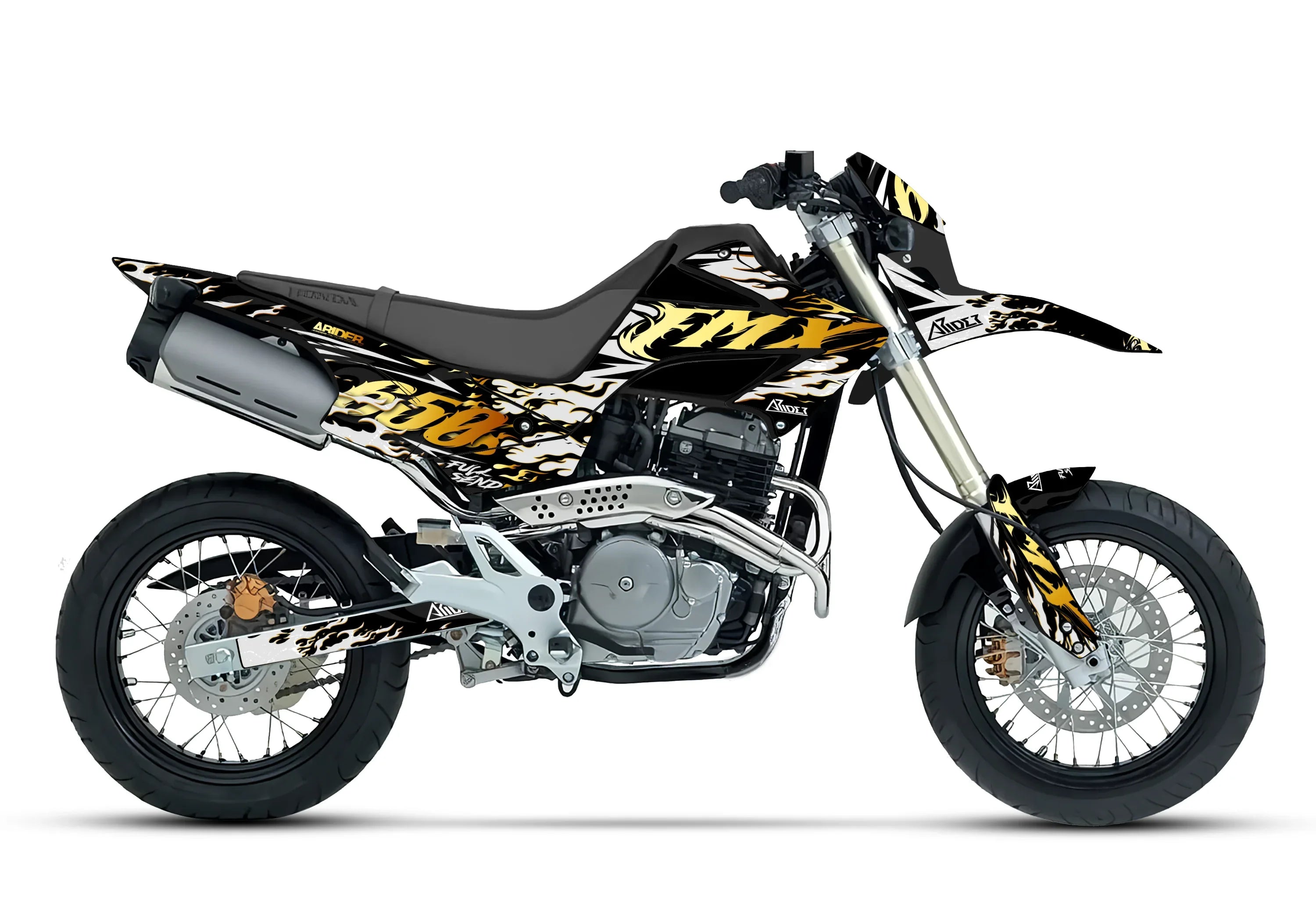 Graphics Kit suitable for Honda FMX 650 - Flame Edition – Arider