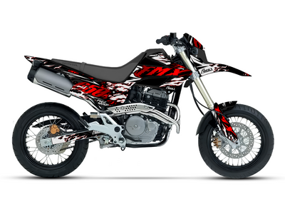 Graphics Kit suitable for Honda FMX 650 - Flame Edition