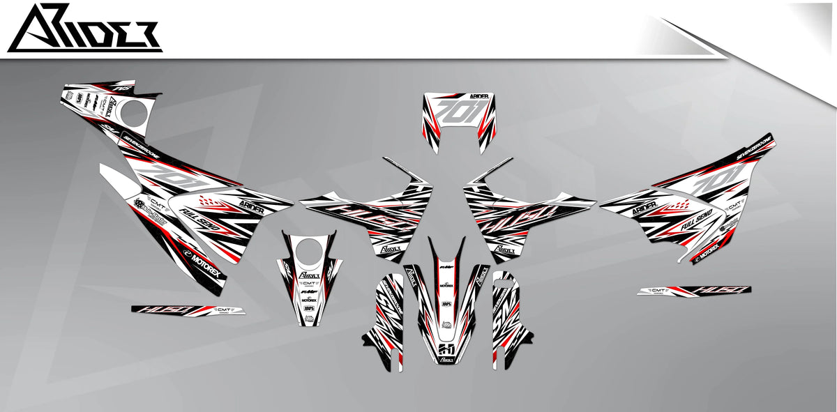Dekor passend für Husqvarna 701 - Fury Edition - Arider