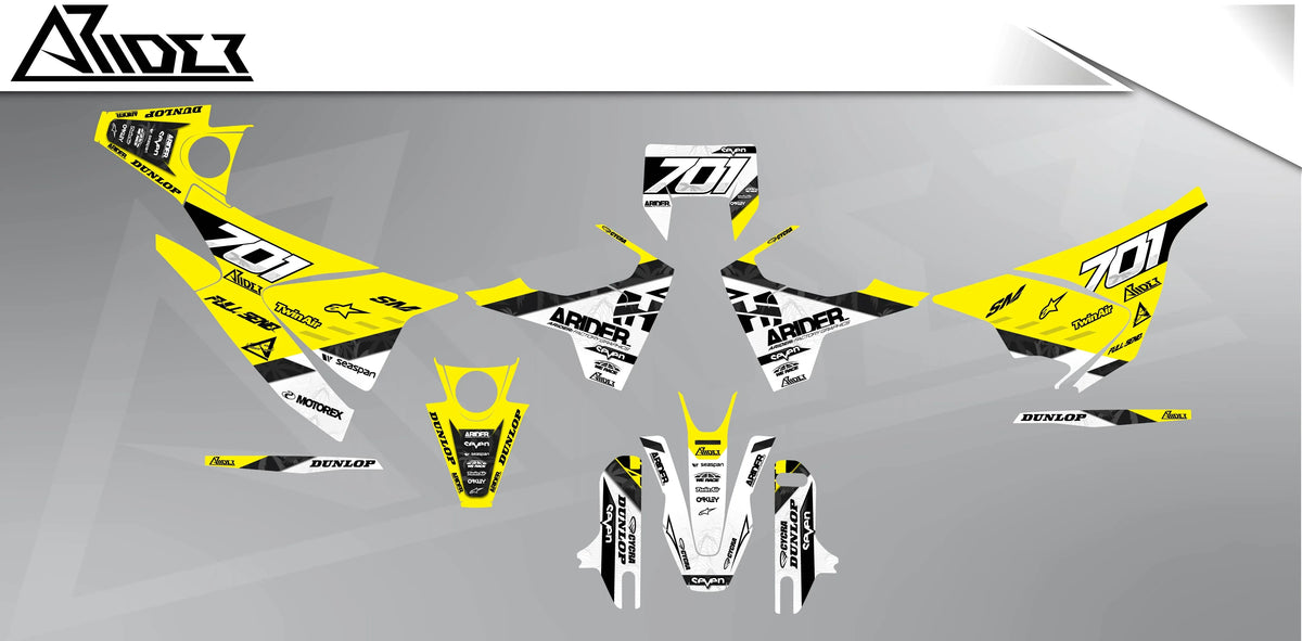Dekor passend für Husqvarna 701 - Velocity Edition - Arider