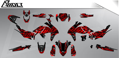 Graphics Kit suitable for Ducati Hypermotard Mono 698 - Prime Edition