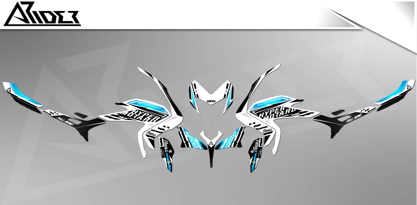 Dekor passend für Ducati Hypermotard 821-939 - Factory Edition