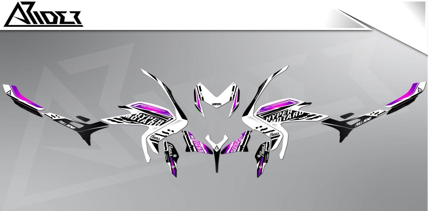 Dekor passend für Ducati Hypermotard 821-939 - Factory Edition