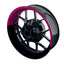 Suzuki GSXR 750 Felgenaufkleber GIXXER 750 halb halb Wheelsticker Premium pink