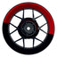 Suzuki GSXR 750 Felgenaufkleber GIXXER 750 halb halb Wheelsticker Premium rot