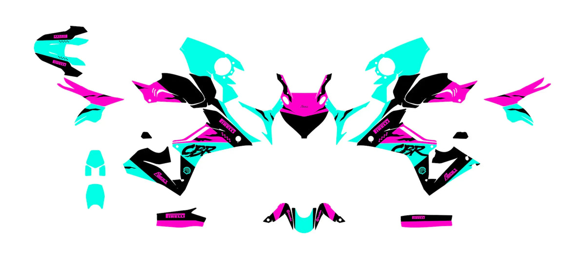 Dekor passend für Honda CBR 650 R - Past Edition - Arider
