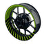 Felgenaufkleber Hypnotic schwarz Wheelsticker Premium grün