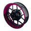 Felgenaufkleber Hypnotic schwarz Wheelsticker Premium pink