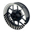 Felgenaufkleber Hypnotic schwarz Wheelsticker Premium weiss