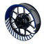 Felgenaufkleber Hypnotic weiss Wheelsticker Premium blau