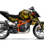 KTM Duke 125 Graphics Kit - Dragon Edition