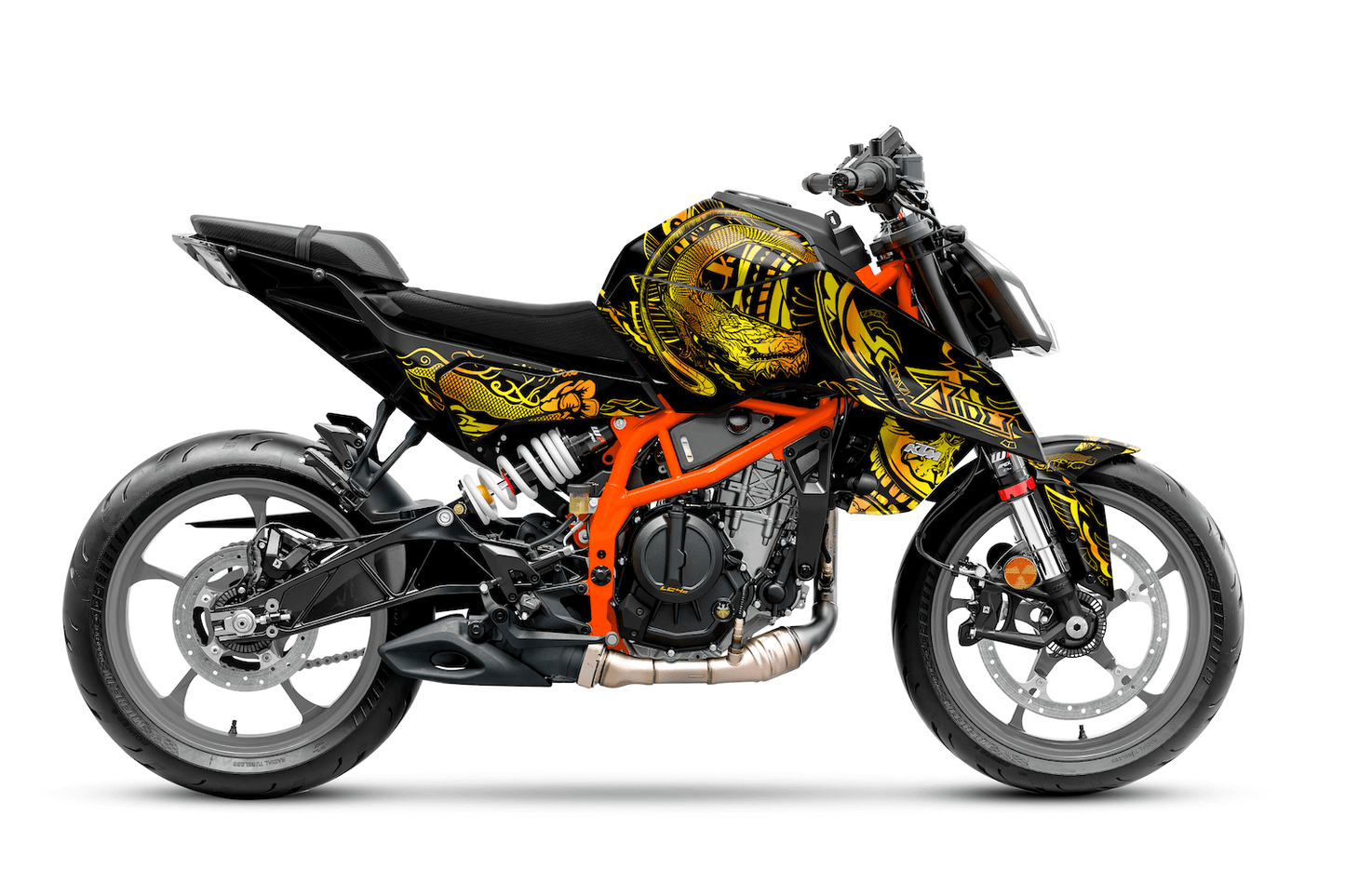 KTM Duke 125 Graphics Kit - Dragon Edition