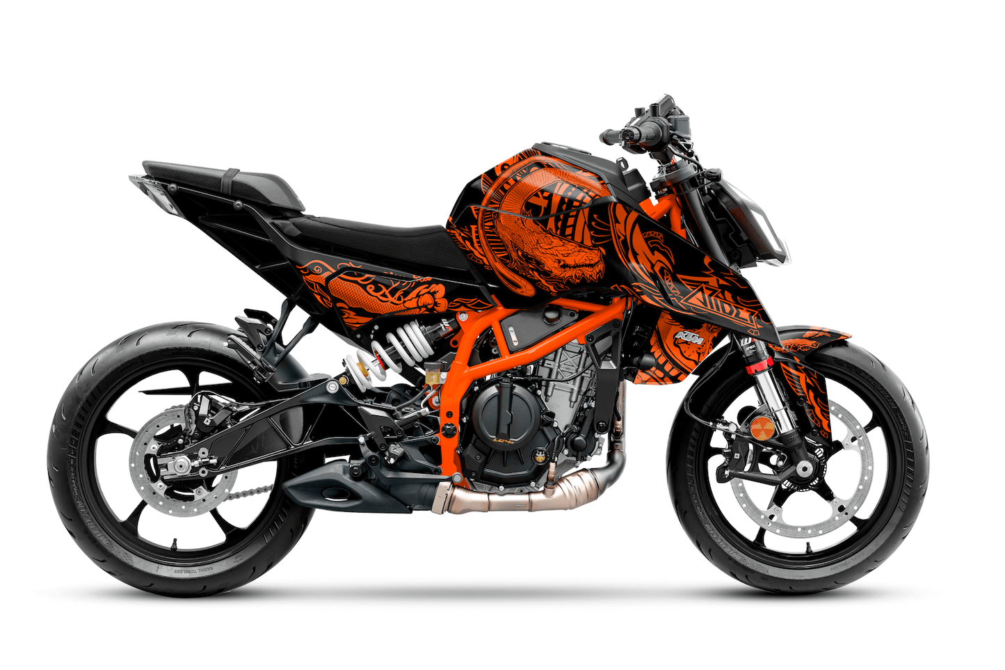 KTM Duke 125 Graphics Kit - Dragon Edition