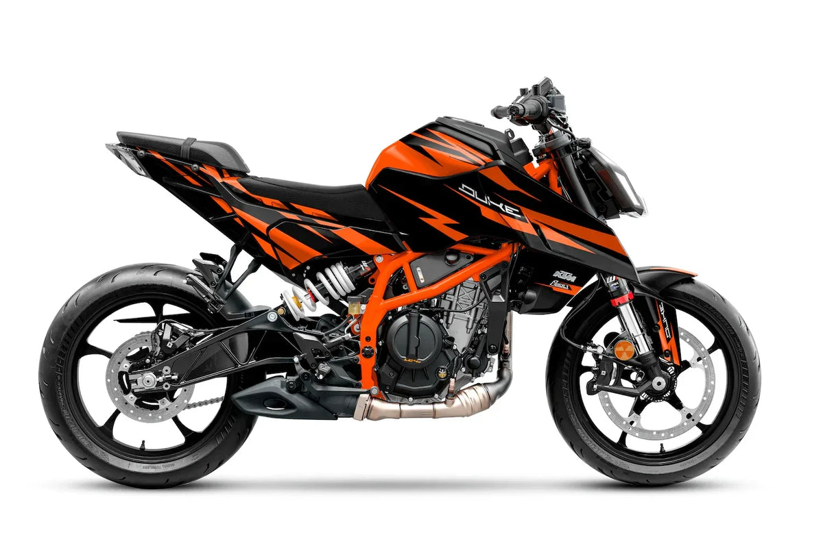 Dekor passend für KTM Duke 125 - Flash Edition - Arider