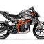 KTM Duke 125 Graphics Kit - Prism Edition