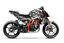 Grafiche perfetta per KTM Duke 125- Prism Edizione