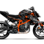 KTM Duke 125 Graphics Kit - Skull Edition