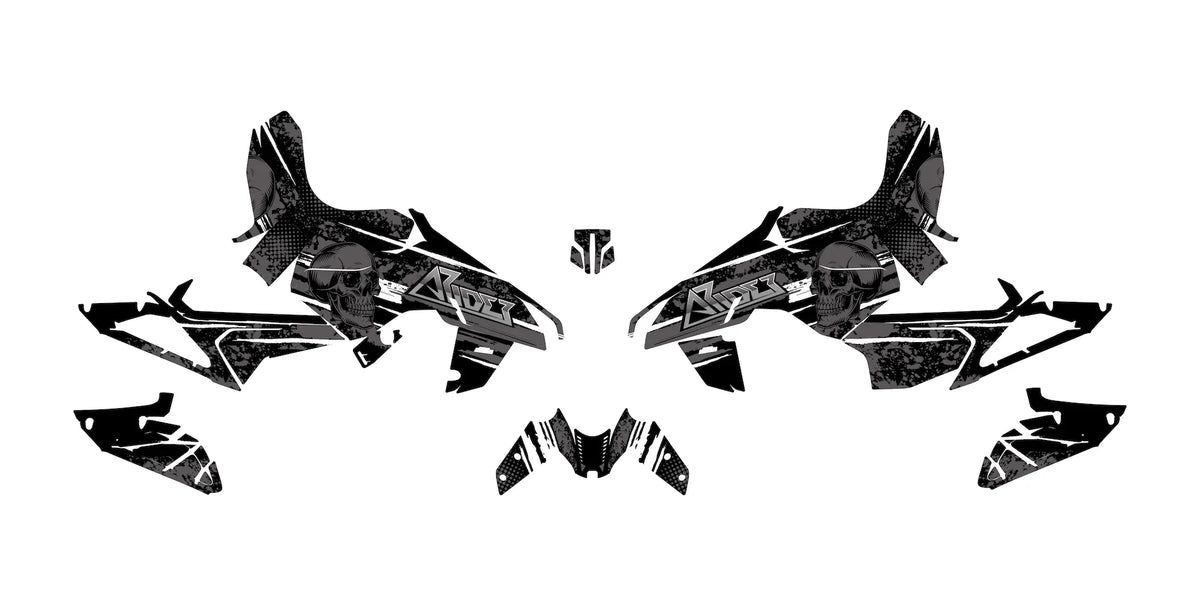 Dekor passend für KTM Duke 390 - Skull Edition - Arider