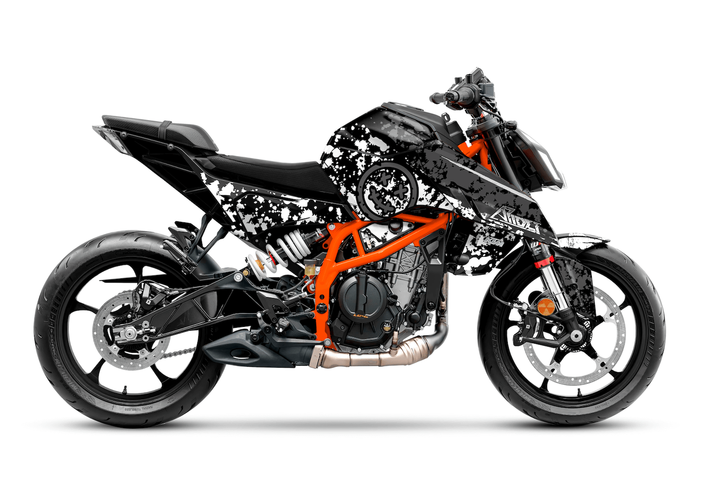 KTM Duke 125 Graphics Kit - Smiley Edition