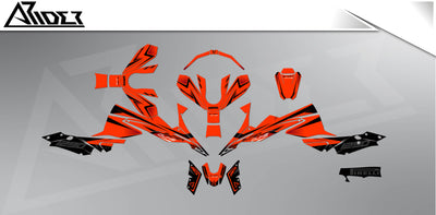 Graphics Kit suitable for KTM Super Duke 1290 R - Clean Edition
