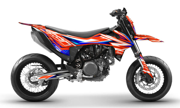 Graphics Kit suitable for KTM 690 SMC-R - NeonX Edition – Arider