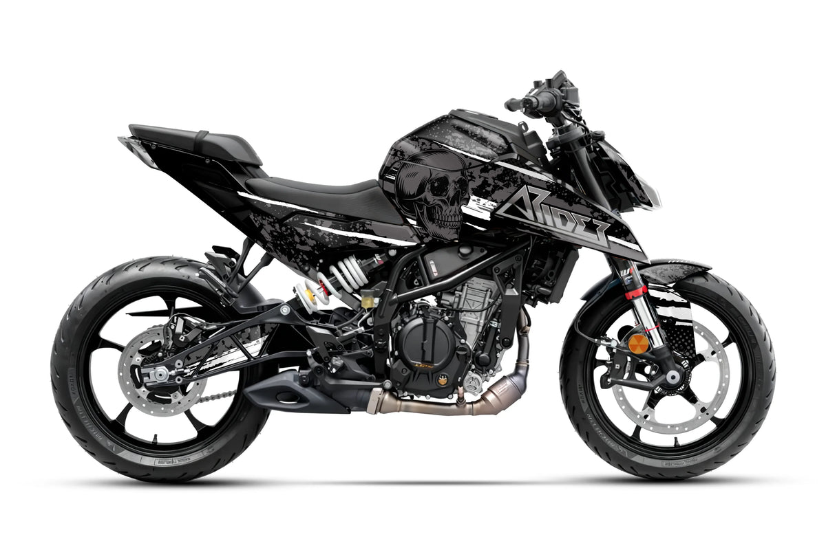 Dekor passend für KTM Duke 125 - Skull Edition - Arider