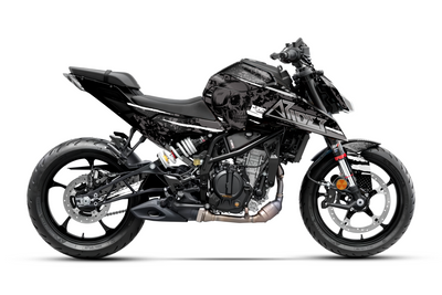Graphics Kit suitable for KTM Duke 125 - Skull Edition