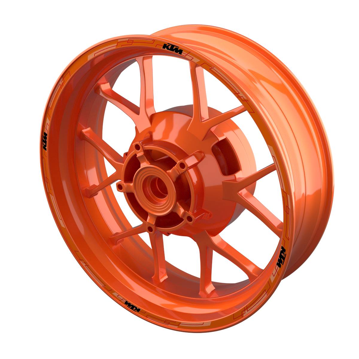 Felgenrandaufkleber KTM V4