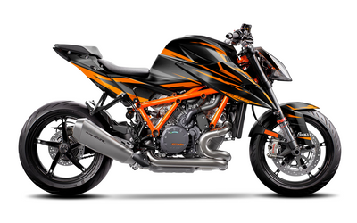 Graphics Kit suitable for KTM Super Duke 1290 R - Strike Edition