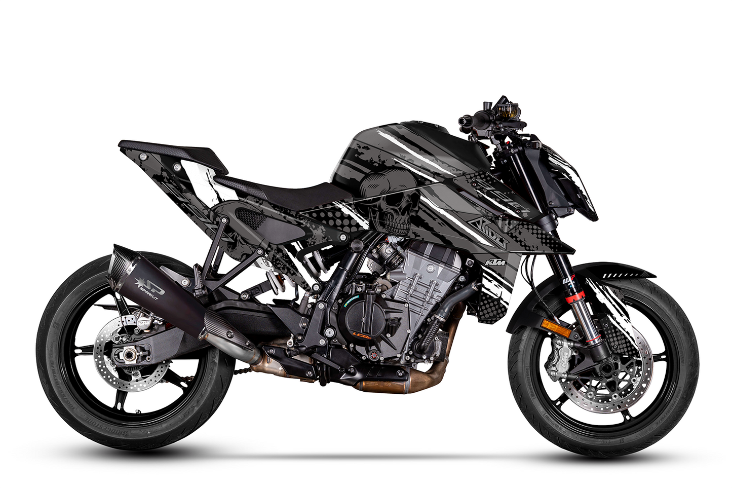 Kit déco personnalisé - KTM Duke 990 - Skull Edizione  