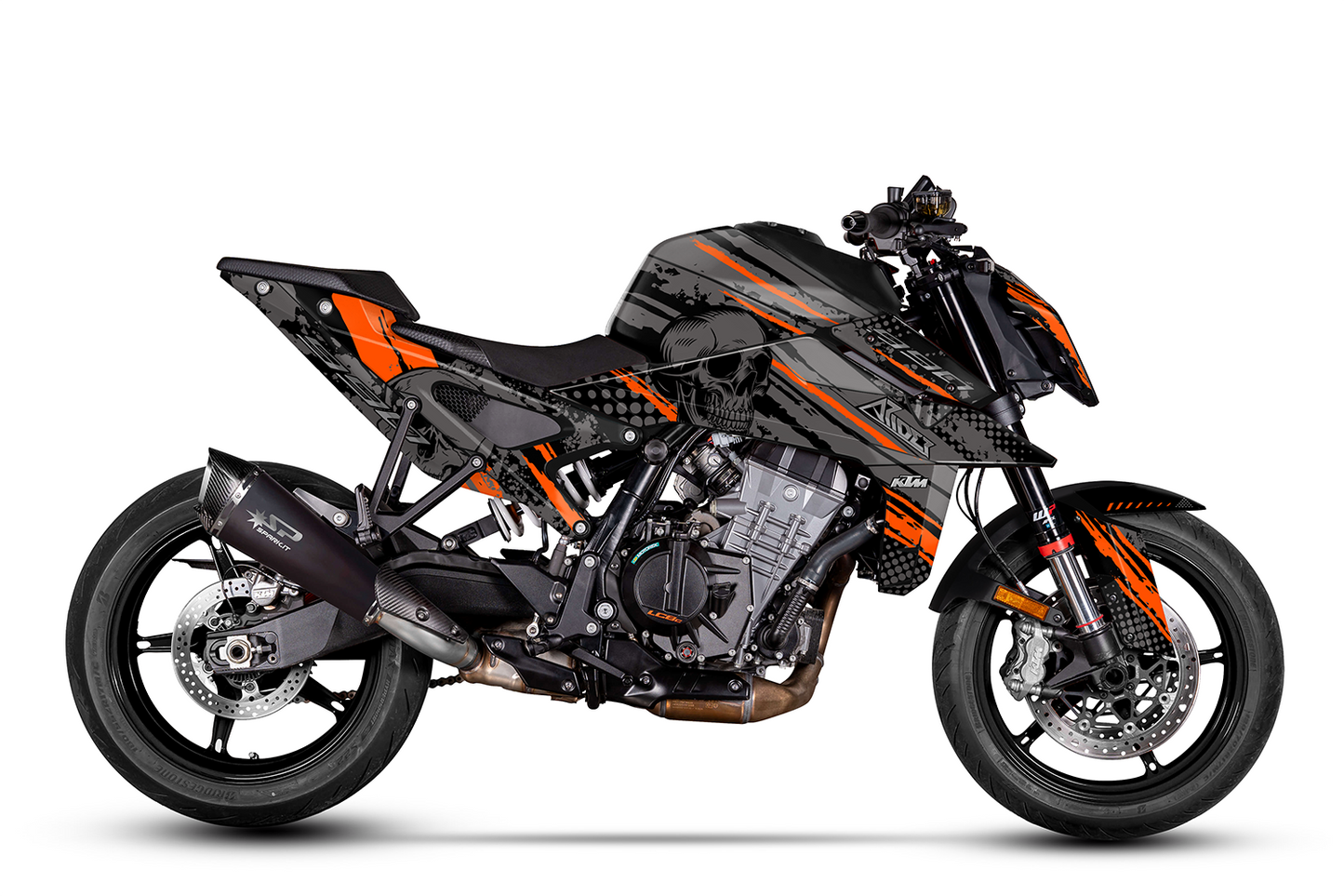 Kit déco personnalisé - KTM Duke 990 - Skull Edizione  