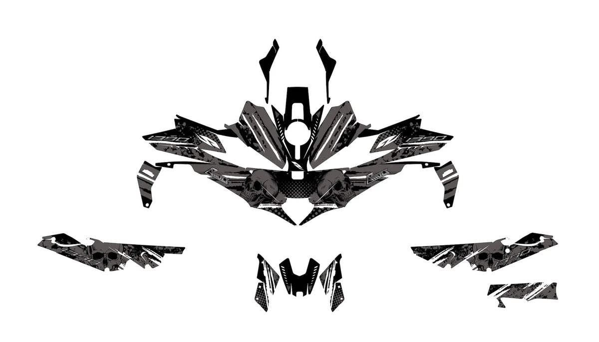 Dekor passend für KTM Super Duke 1390 - Skull Edition - Arider