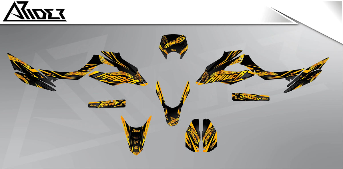 Dekor passend für Malaguti XSM 125 - Beast Edition - Arider
