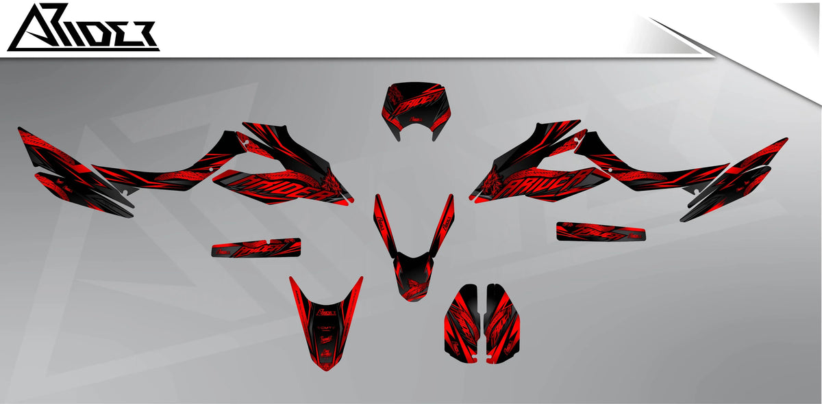 Dekor passend für Malaguti XSM 125 - Beast Edition - Arider