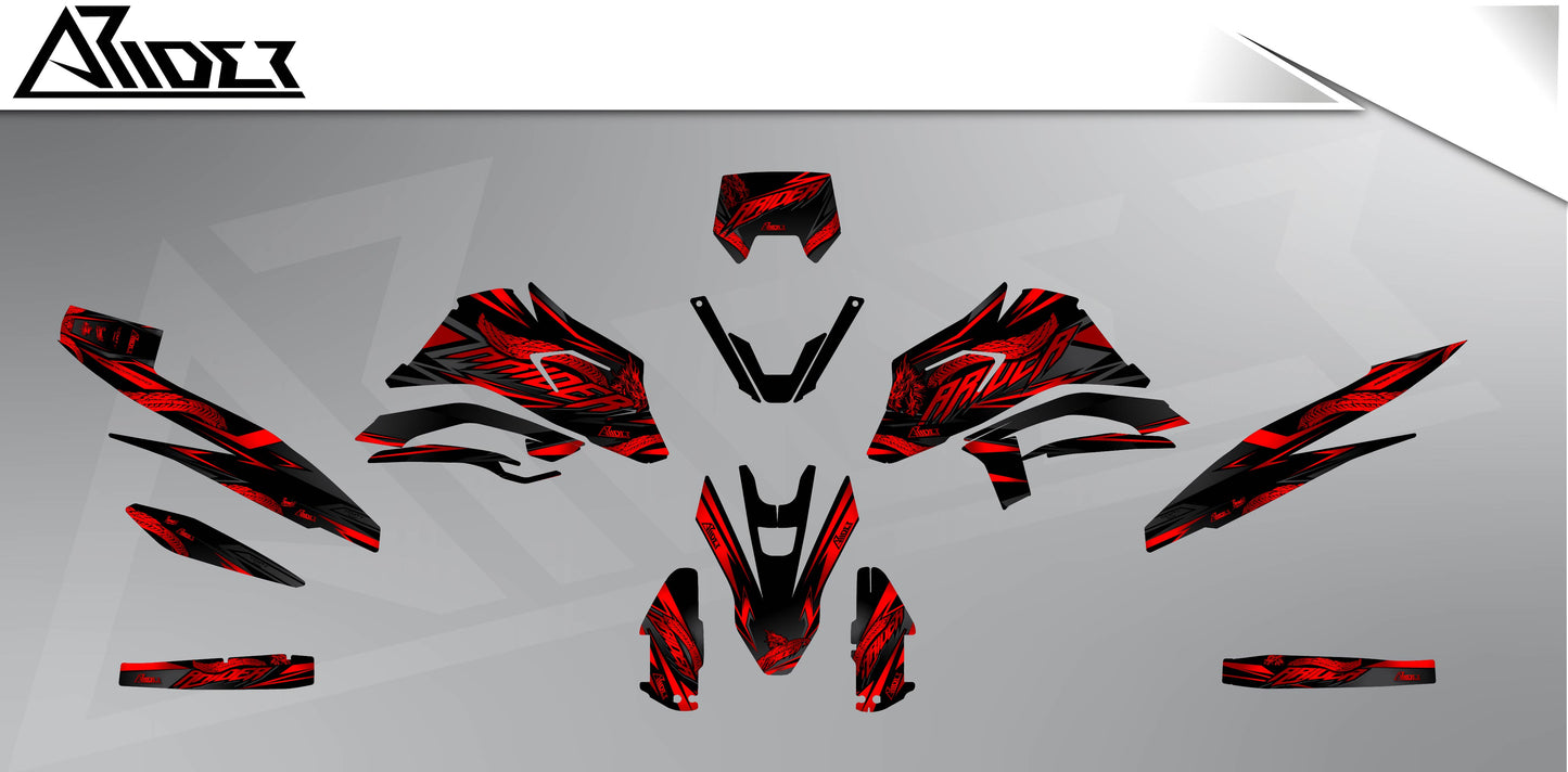 Graphics Kit suitable for Malaguti XSM 125 - Beast Edition