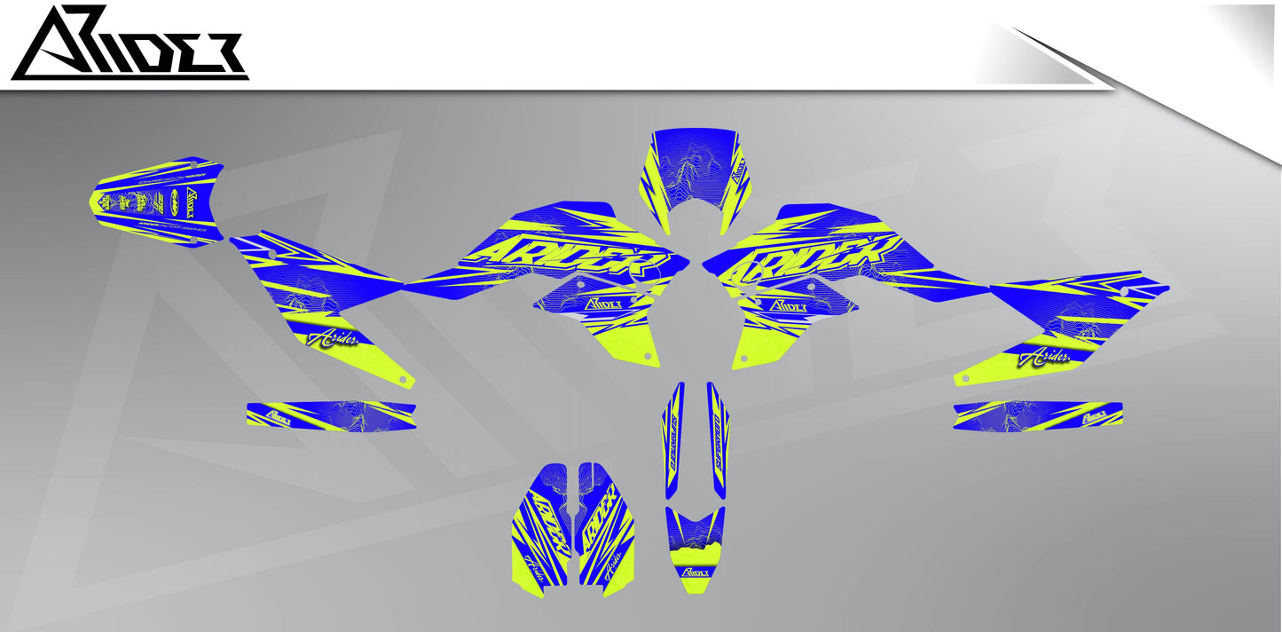Kit de pegatinas para Mondial SMX 125 - Edición Peak