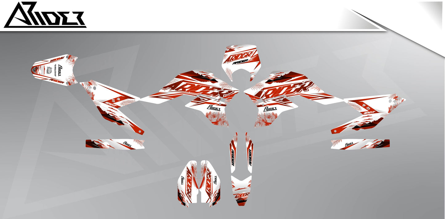 Dekor passend für Mondial SMX 125 - Pine Edition