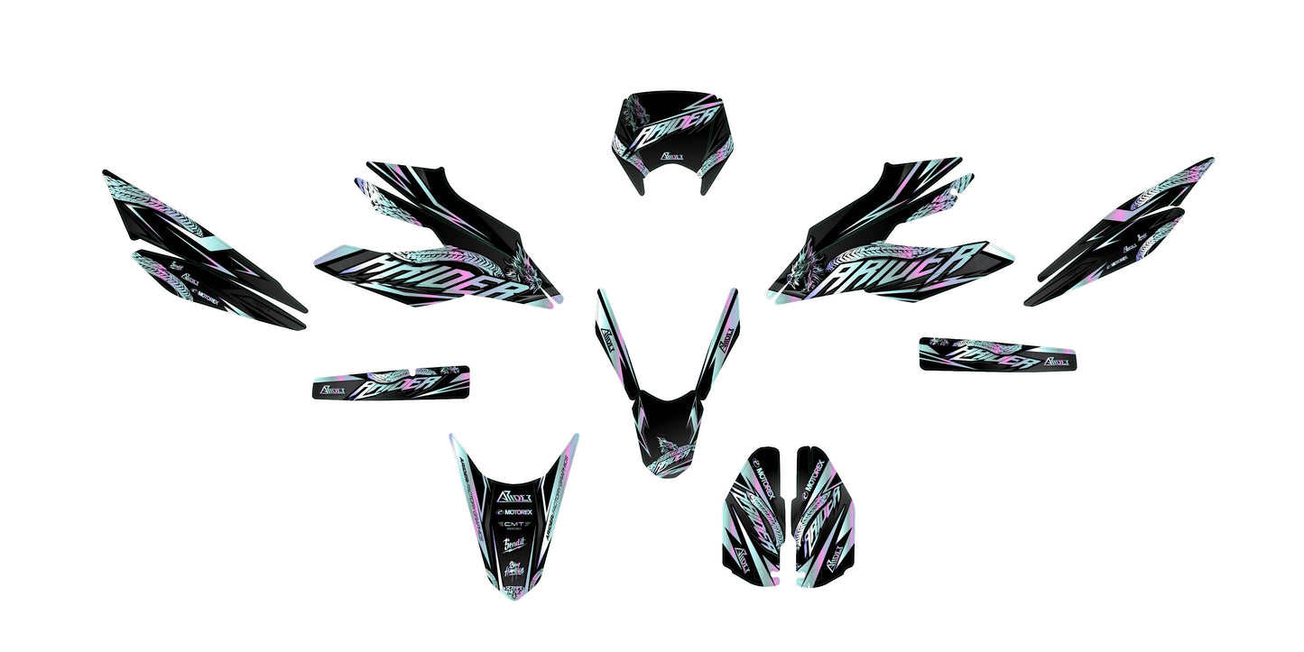 Graphics Kit suitable for Malaguti XSM 125 - Beast Edition