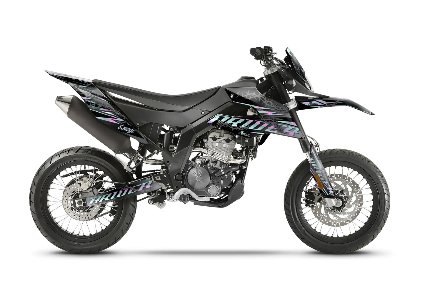 Graphics Kit suitable for Malaguti XSM 125 - Razor Edition – Arider Graphics Kit suitable for Malaguti XSM 125 - Razor Edition – Arider