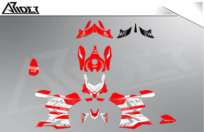 Graphics Kit suitable for Ducati Panigale V2 - Drag Edition