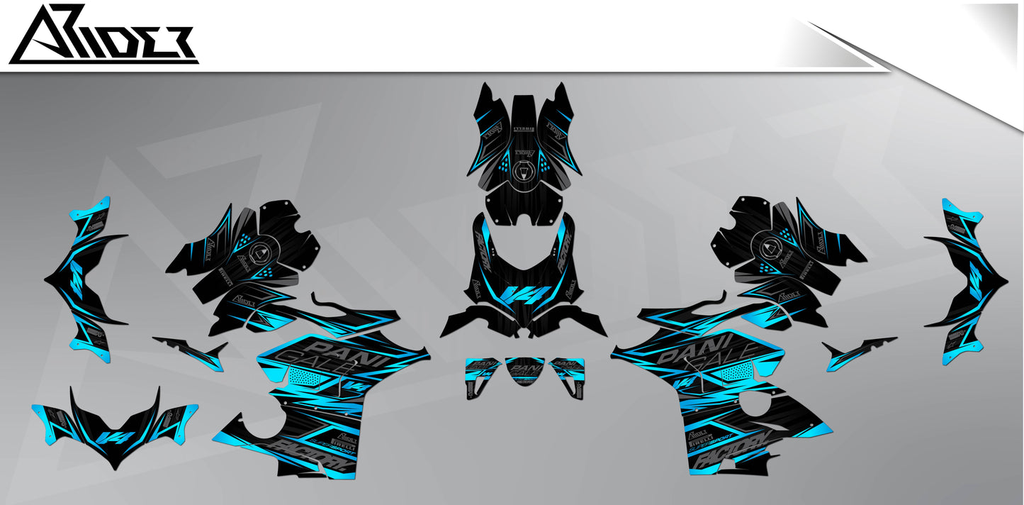 Graphics Kit suitable for Ducati Panigale V4 - Nitro Edition