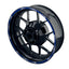 Felgenrandaufkleber Arrow blau