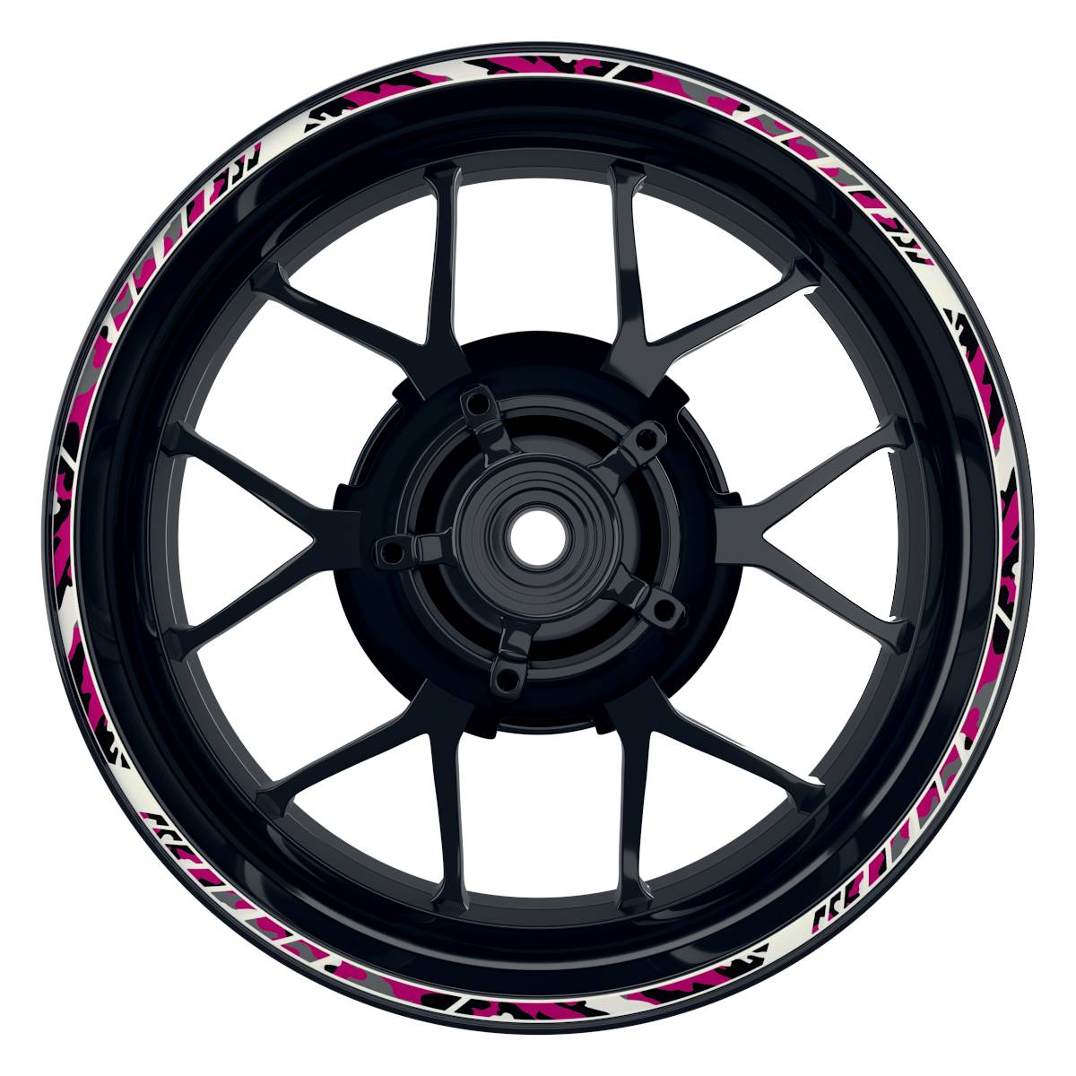 Camouflage weiss pink Frontansicht