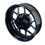 Felgenrandaufkleber Lightning blau