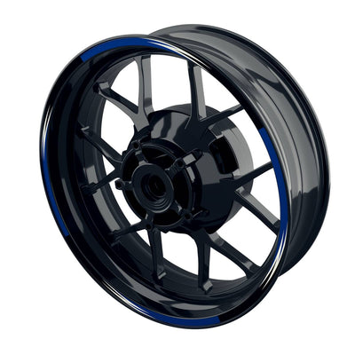 Felgenrandaufkleber Lightning blau