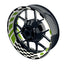 Felgenaufkleber RACE weiss Wheelsticker Premium grün