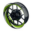 Felgenaufkleber RACING V2 Premium geteilt grün