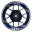 Felgenaufkleber RACING V4 Premium geteilt blau