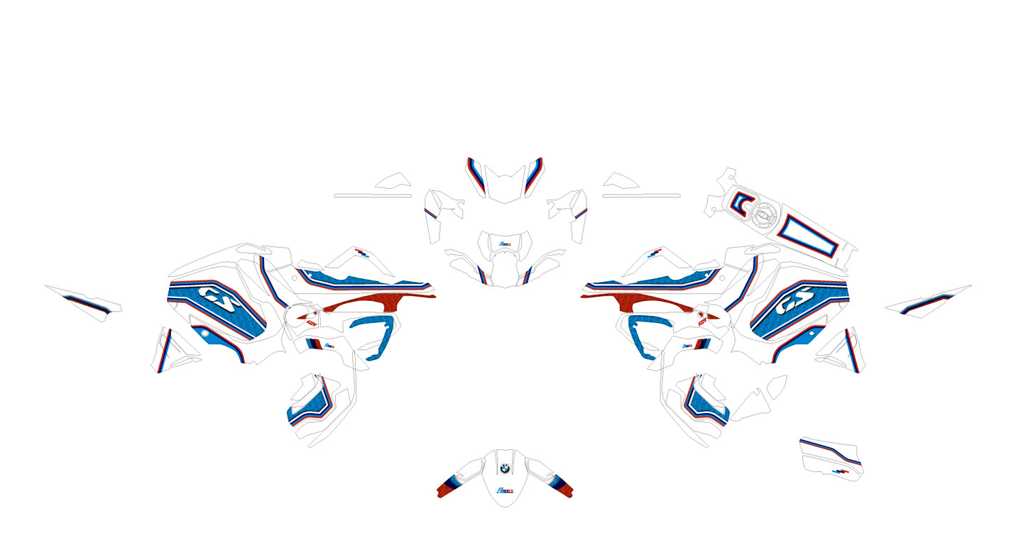 BMW R1200 | R1250 GS Adventure Kit de pegatinas - Edición Icono