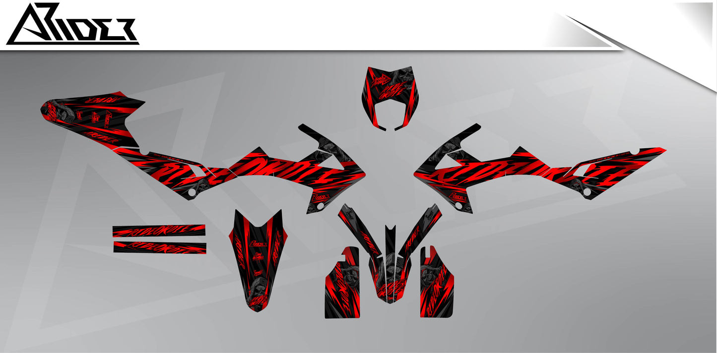 Graphics Kit suitable for Rieju MRT 50 / 125 - RideOrDie Edition